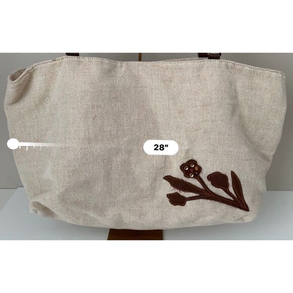 Nine West Jute Boho Tote bag - Picture 6 of 9